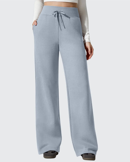 Pantalones térmicos de algodón con forro polar y cordón ajustable Flurrylux
