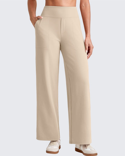 Pantalones Sastre Cortos Elásticos de Talle Alto EverGoing para Mujer (Talla Pequeña)